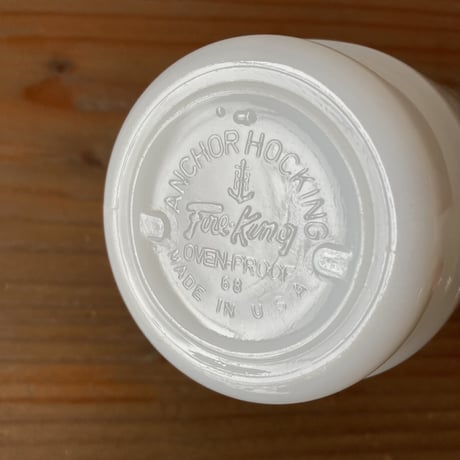 FIRE KING Picnic ファイヤーキング ピクニック マグカップ／緑