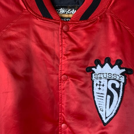 STUSSY 2000s AWARD JACKET XL SPECIAL OLD STUSSY スタジャン NOS デッドストック vintage