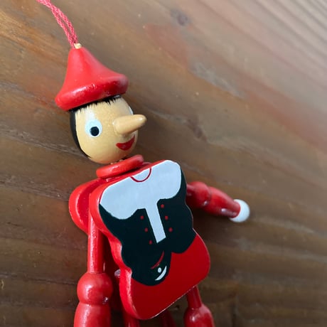 WOODEN PINOCCHIO 木製ピノキオ 吊り下げ人形
