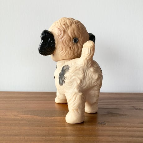 SUN RUBBER Rubber Squeak Doll サンラバー こいぬ ラバードール ルース・E・ニュートン Puppy Dog ブラック