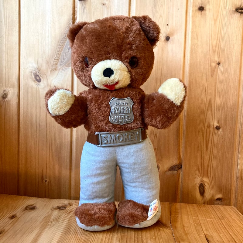 SMOKEY BEAR スモーキーベア ぬいぐるみ IDEAL 1960s | MILMOUN SMOKEY BEAR スモーキーベア ぬいぐるみ IDEAL 1960s | MILMOUN