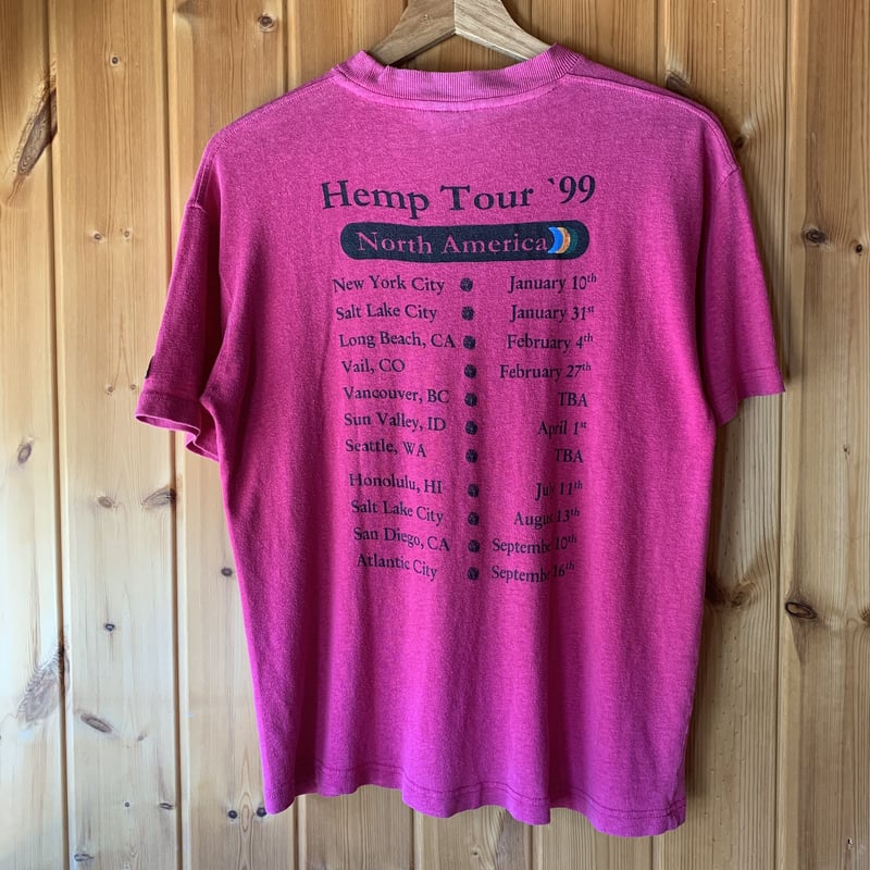 MANASTASH マナスタッシュ Hemp Tour S/S TEE 1990s | MIL