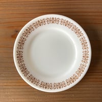 PYREX オールドパイレックス サラダプレート／Copper Filigree A