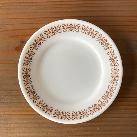 PYREX オールドパイレックス サラダプレート／Copper Filigree A