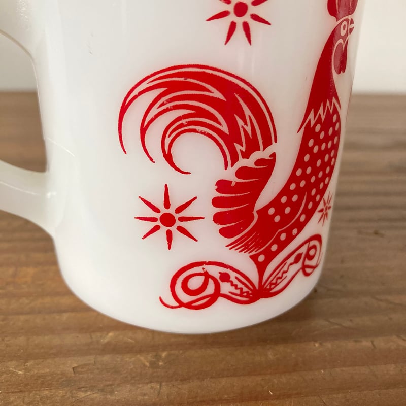 HAZEL ATLAS ヘーゼルアトラス レッドルースター マグカップ