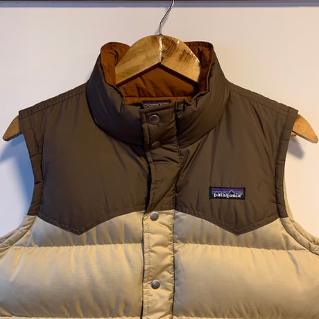 patagonia SLINGSHOT DOWN VEST  BROWN 2000s 極上美品 パタゴニア スリングショット ダウンベスト 600フィルパワー vintage