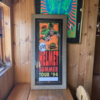 T.A.Z. HELMET SUMMER TOUR '94 シルクスクリーンポスター vintage