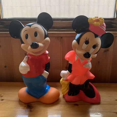 1980s MINNIE  MOUSE BANK･ILLCO ミニーマウス コインバンク 貯金箱