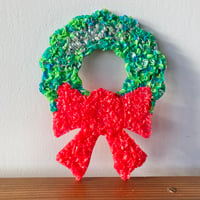 U.S.A.ヴィンテージ プラスチック クリスマスリース 1970s