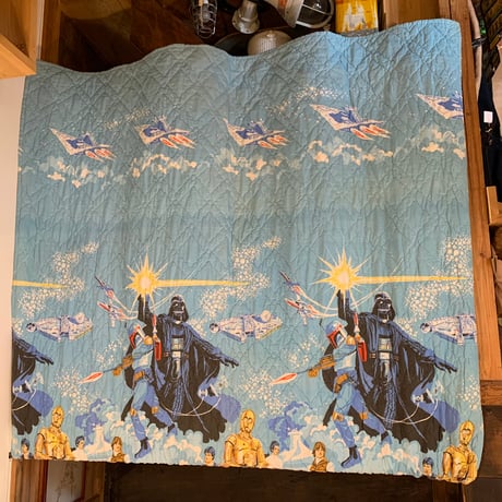 STAR WARS 1979 THE EMPIRE STRIKES BACK スターウォーズ 1979年 キルティング マルチカバー VINTAGE