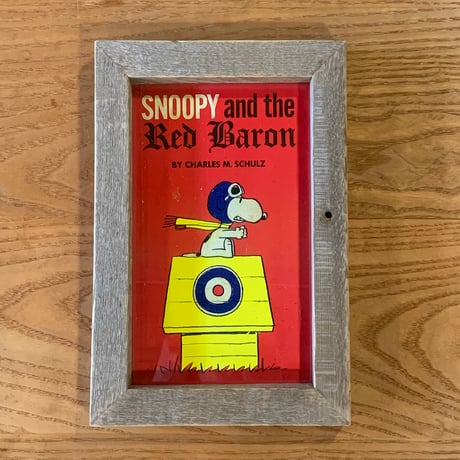 WOOD LIFE SERVICE NO.29 snoopy peanuts OLD WOOD FRAME 古材 額縁