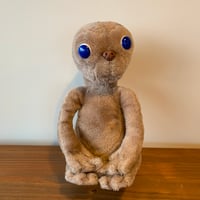E.T. ぬいぐるみ① blue eye  1982年 青目 初期 ヴィンテージ KAMAR SHOWTIME 1982 vintage