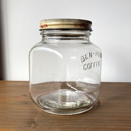 Ben-Hur Coffee ヴィンテージ Glass Jar／Small
