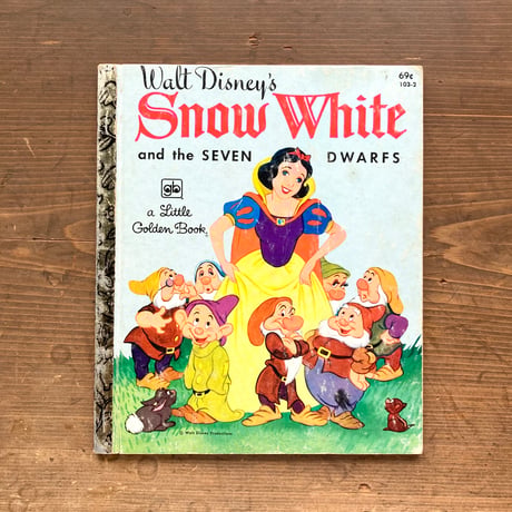 Walt Disney's Snow White and the Seven Dwarfs ディズニー 白雪姫と7人のこびと リトルゴールデンブック 1979年