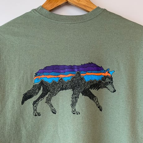 patagonia  BACK FOR GOOD WOLF L/S  パタゴニア ウルフ 狼 VINTAGE