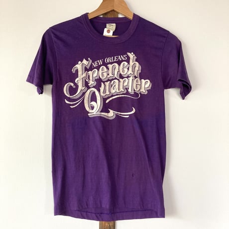 French Quarter S/S TEE U.S.A.1980s