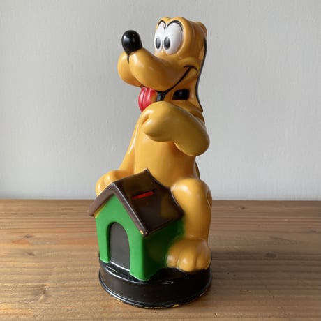 Disney PLUTO コインバンク ANIMAL TOYS PLUS 1970s