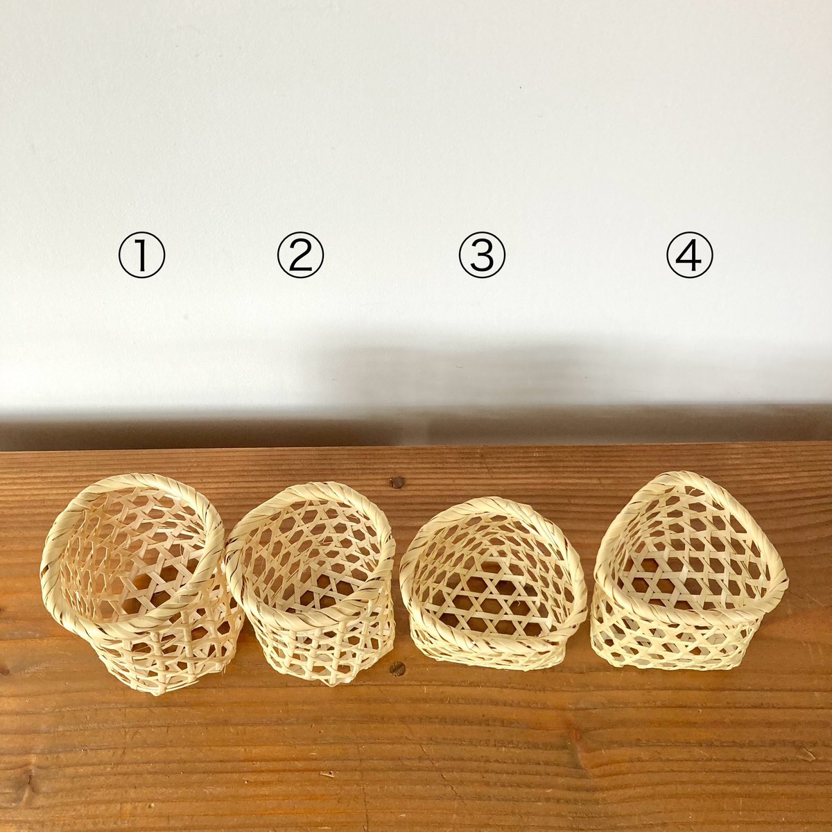 スズ竹 すず竹 ミニかご おしぼり入れ ふきん立て-①／岩手県一戸 鳥越