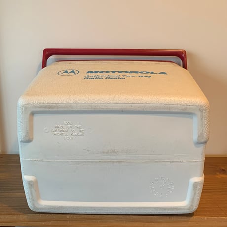 Coleman coolerbox 1994年1月製 Coleman x MOTOROLA コールマン モトローラ クーラーボックス 1990年代 希少貴重 vintage