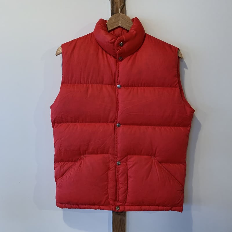 THE NORTH FACE 茶タグ ダウンベスト レッド | MILMOUNTAIN STORE
