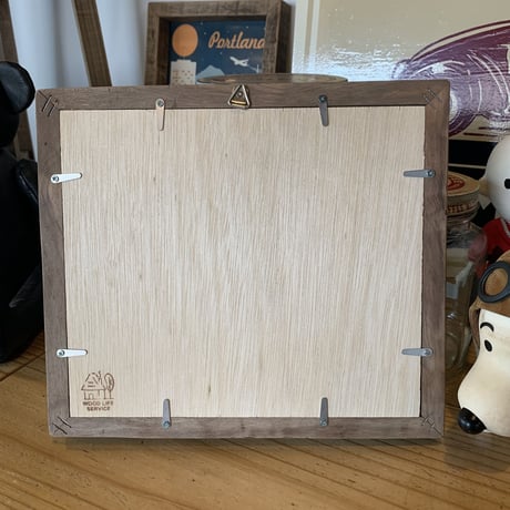 WOOD LIFE SERVICE no.9 snoopy peanuts オールドウッドフレーム OLD WOOD FRAME 古材 額縁