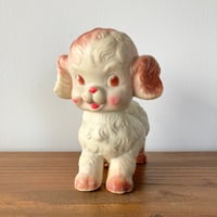 SUN RUBBER Rubber Squeak Doll サンラバー こいぬ ラバードール ルース・E・ニュートン Puppy Dog ピンク