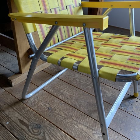 LAWN CHAIR VINTAGE 1960〜1970年代 ／イエロー