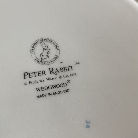 WEDGWOOD ピーターラビット バースデープレート 1996年