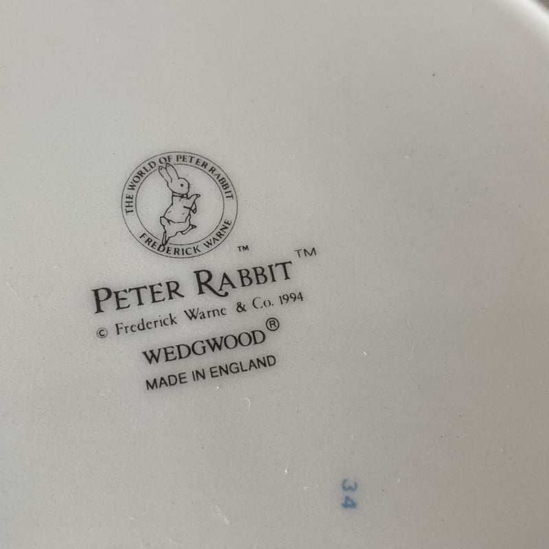 WEDGWOOD ピーターラビット バースデープレート 1996年 | MILMOUNTAIN