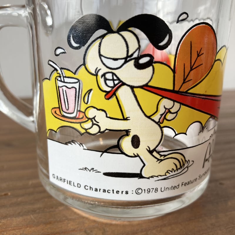GARFIELD McDonald's ガーフィールド マクドナルド ガラスマグ