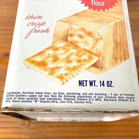 NABISCO PREMIUM ナビスコ クラッカー ティン缶 1970s