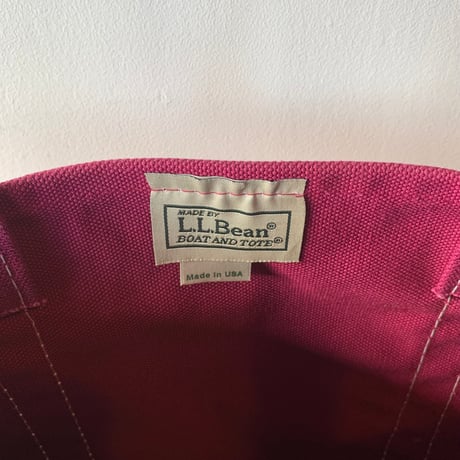 L.L.Bean BOAT AND TOTE 1990s USA Mサイズ 希少カラー ワインモカターコイズ  エルエルビーン トートバッグ  vintage