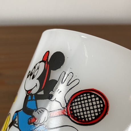 FIRE KING Mickey’s Tennis ファイヤーキング ミッキー＆ミニー テニス マグカップ