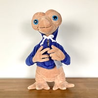 E.T.ぬいぐるみ 青パーカー UNIVERSAL STUDIOS 紙タグつき