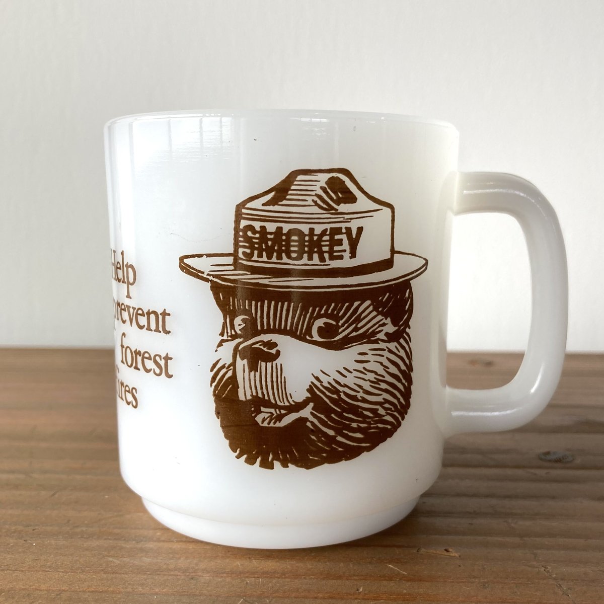 入園入学祝い Bear Smokey GLASBAKE グラスベイク マグカップ スモーキーベア キャラクター