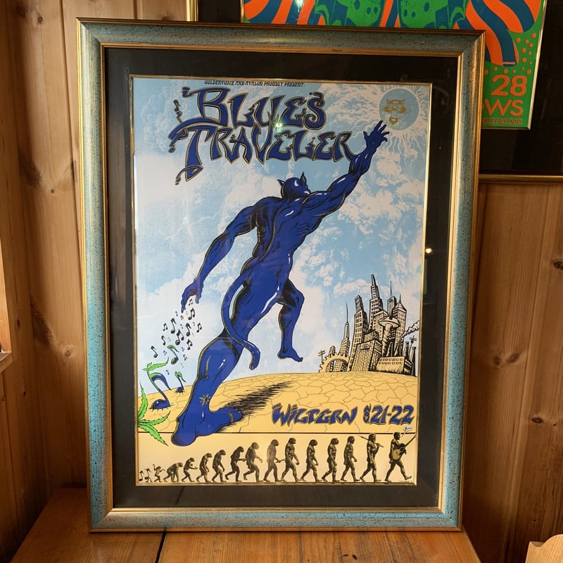 EMEK 1995 BLUES TRAVELER シルクスクリーンポスター vintage |