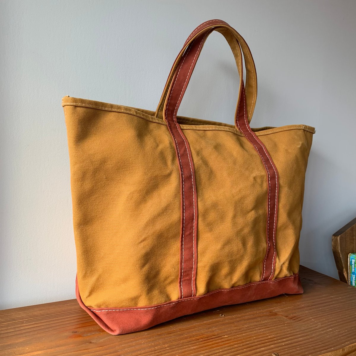 L.L.Bean BOAT AND TOTE 1990s USA Lサイズ 希少カラー マスタ