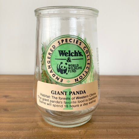 Welch's WWF ENDANGERED SPECIES COLLECTION 1 ウェルチ グラス パンダ