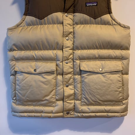 patagonia SLINGSHOT DOWN VEST  BROWN 2000s 極上美品 パタゴニア スリングショット ダウンベスト 600フィルパワー vintage