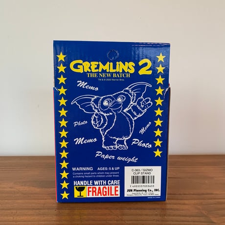 GREMLINS 2 GIZMO 2000 CLIPSTAND グレムリン2 ギズモ 2000年 クリップスタンド NOS デッドストック ヴィンテージ