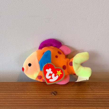 ty vintage LIPS THE FISH Teenie Beanie Babies ぬいぐるみ 2000年 ヴィンテージ  NOS デッドストック McDonald corp