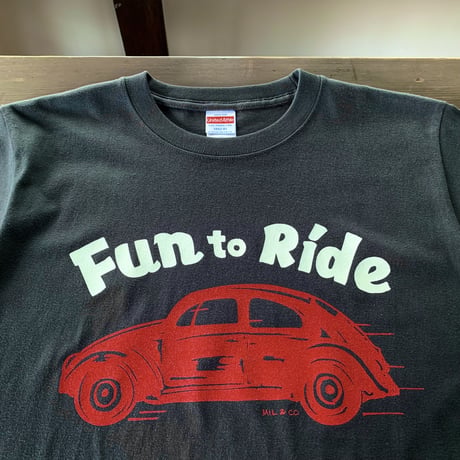 Fun to Ride！S/S TEE no.2 フロントプリント painted by PALOMA SIGNS