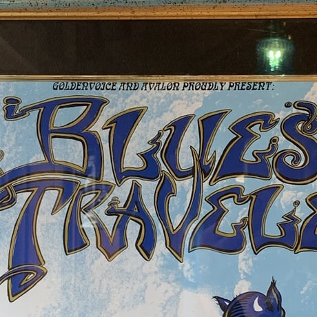 EMEK 1995 BLUES TRAVELER シルクスクリーンポスター vintage