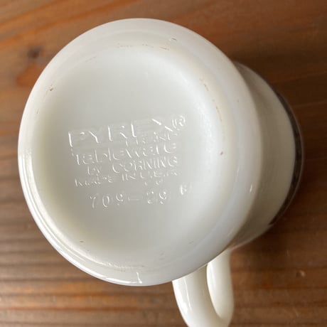 PYREX オールドパイレックス マグカップ／Gray Laurel C
