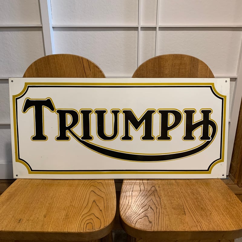 TRIUMPH SIGN 看板 MOTORCYCLE | MILMOUNTAIN STORE