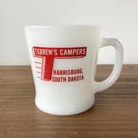 FIRE KING ファイヤーキング TEBBEN’S CAMPERS マグカップ