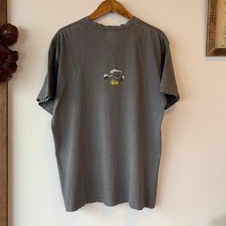 STUSSY 1990s SK8 紺タグ S/S TEE L OLD STUSSY made in USA vintage