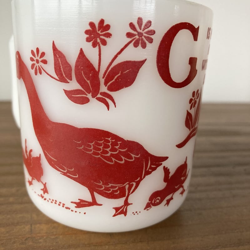 HAZEL ATLAS ヘーゼルアトラス チャイルドマグ 動物アルファベット