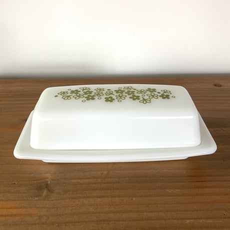PYREX オールドパイレックス バターディッシュ／Spring Blossom スプリングブロッサム