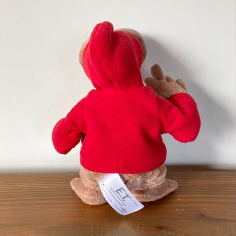 E.T.ぬいぐるみ 赤パーカ UNIVERSAL STUDIOS 紙タグつき